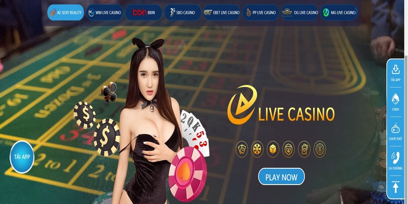 Top 2 sảnh game casino 123B ăn khách nhất