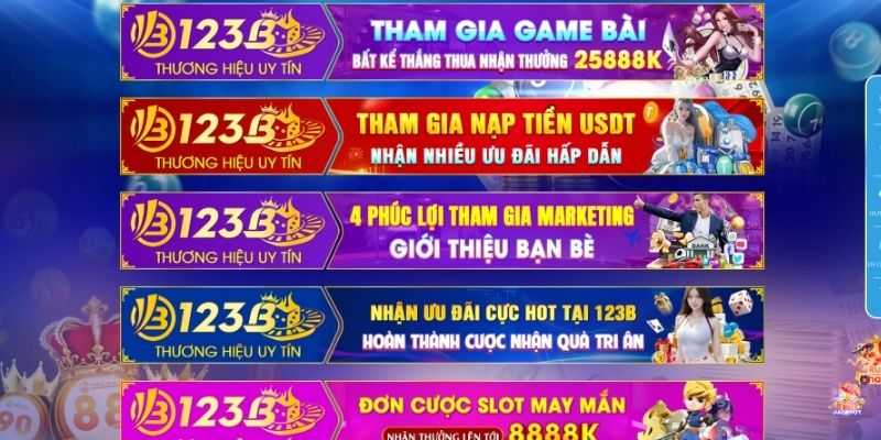 Khuyến mãi hot khi thực hiện giao dịch 123B